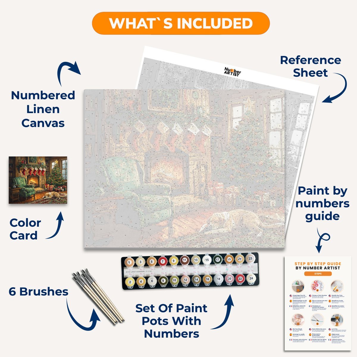 Waiting for Christmas - Number Artist Diamond Painting Kits