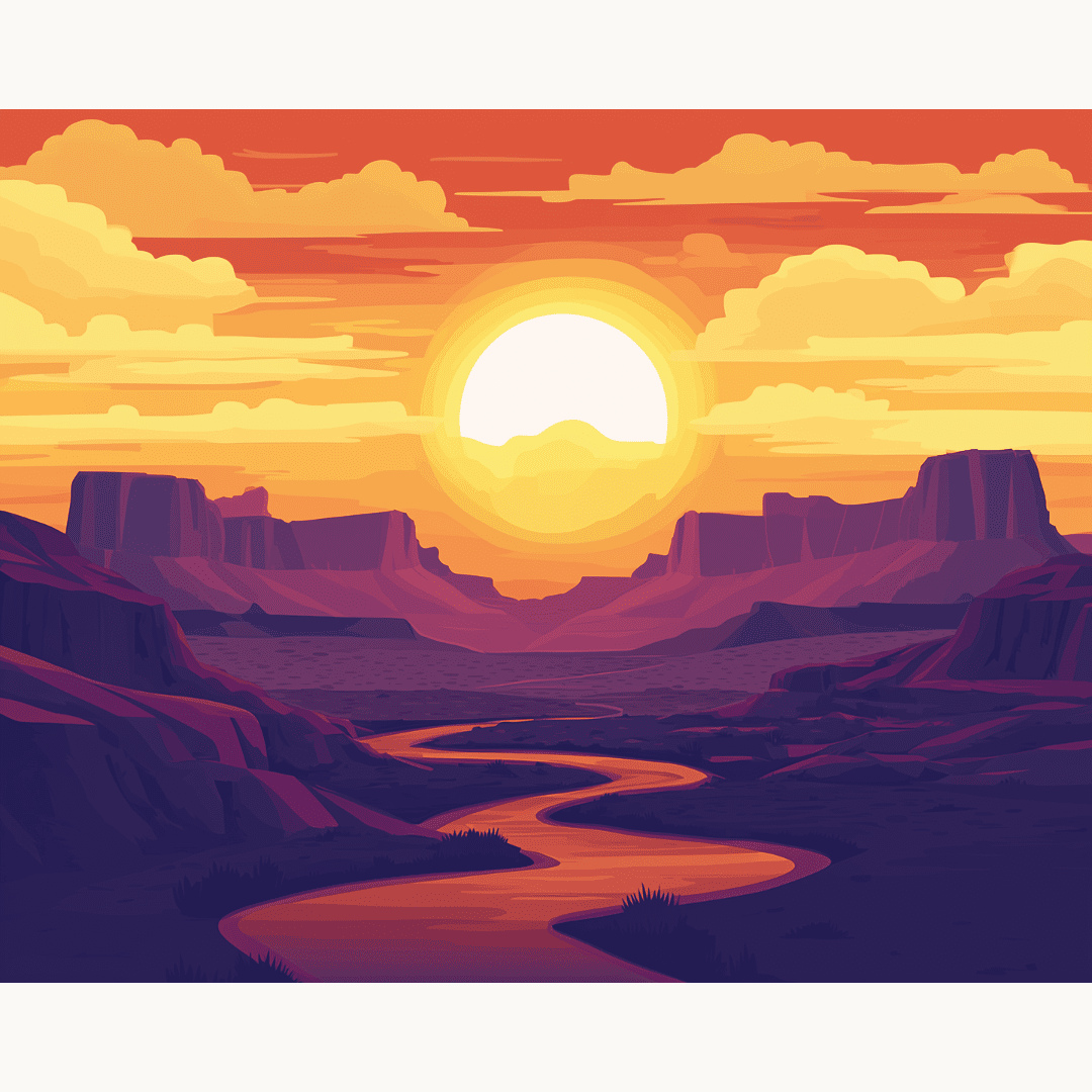 Warm Desert Sun
