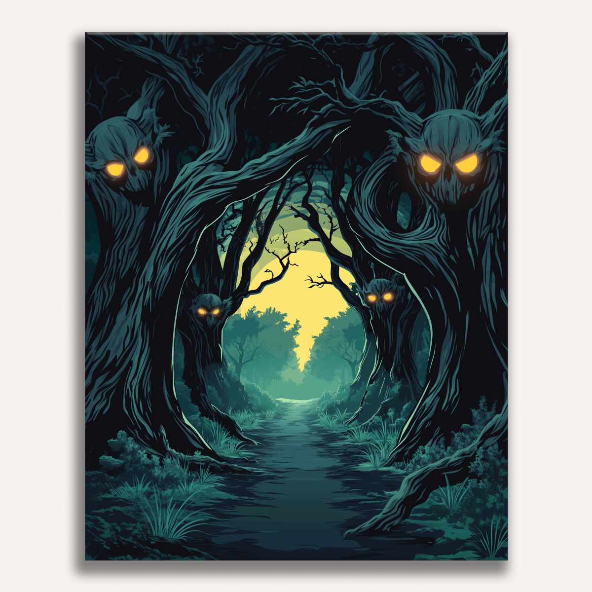 Watching Forest - Number Artist Diamond Painting Kits