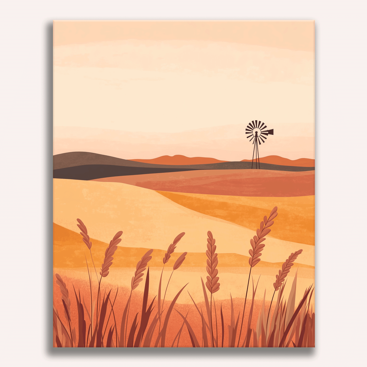 Wheat Field - Number Artist Diamond Painting Kits