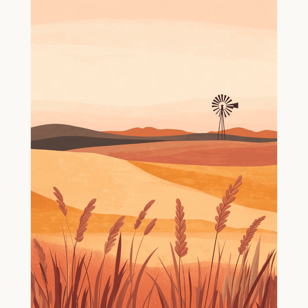 Wheat Field - Number Artist Diamond Painting Kits