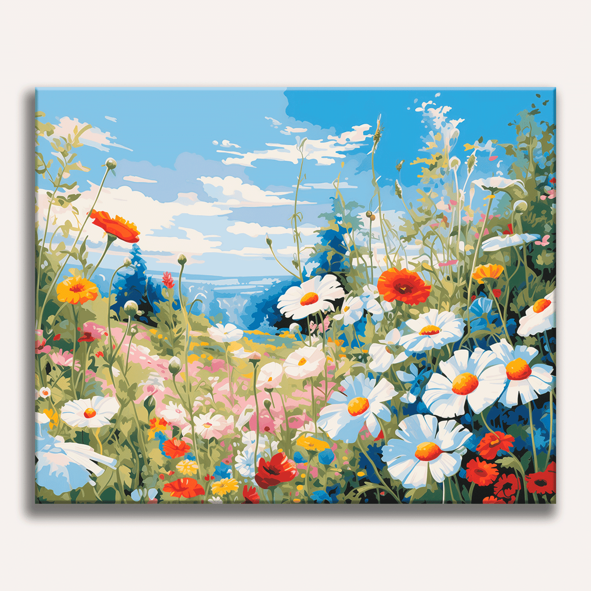 Wildflower Meadow - Number Artist Diamond Painting Kits