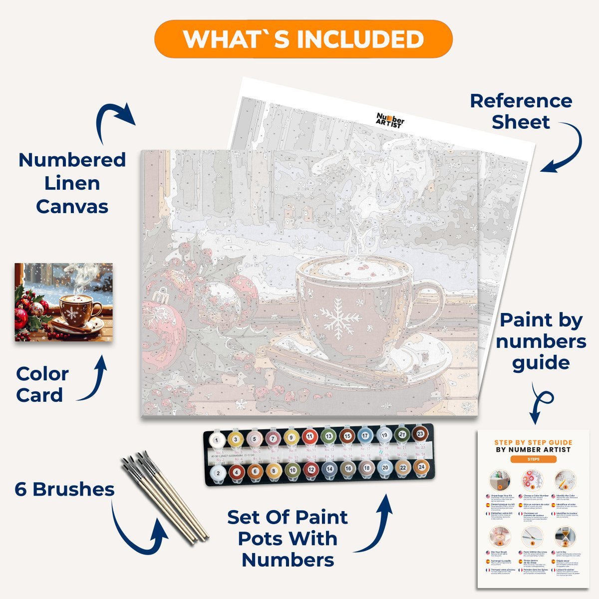 Winter Break - Number Artist Diamond Painting Kits