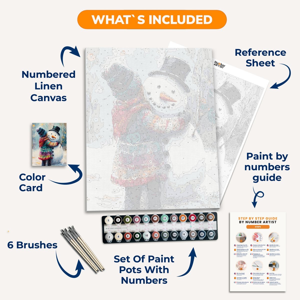 Winter Friend - Number Artist Diamond Painting Kits