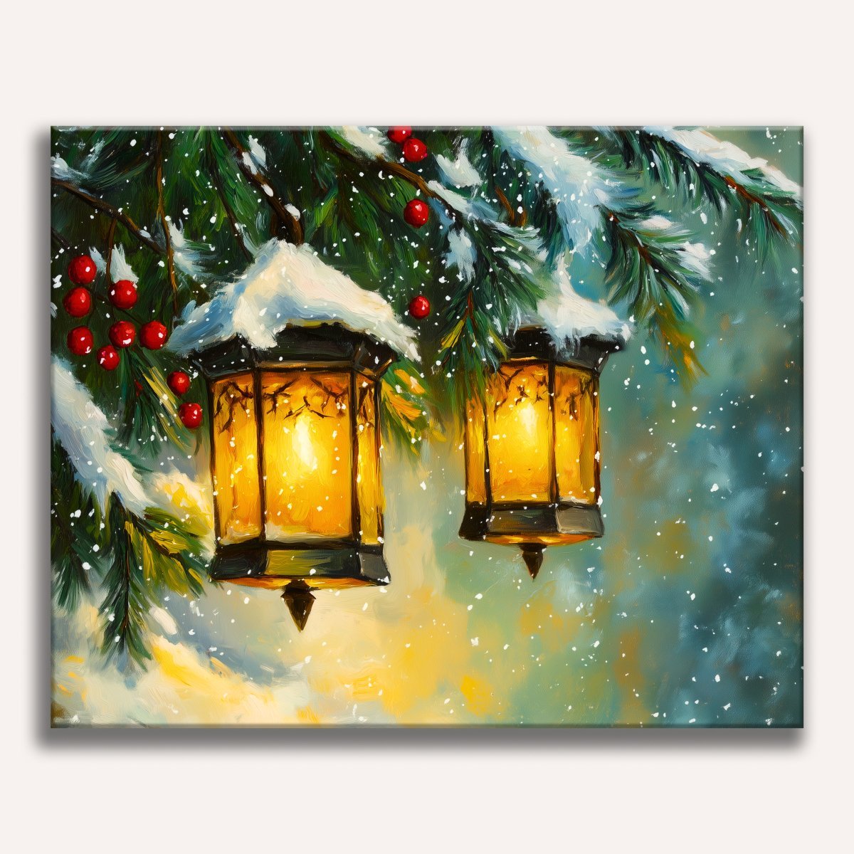 Winter Lanterns - Number Artist Diamond Painting Kits
