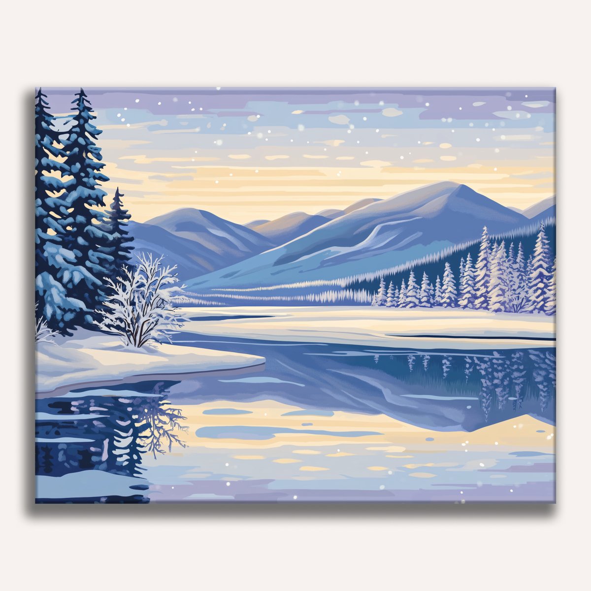 Winter Reflection - Number Artist Paint By Numbers Kits