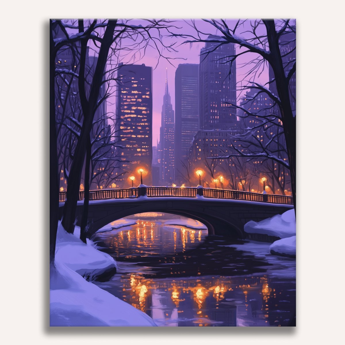Winter Walks - Number Artist Diamond Painting Kits