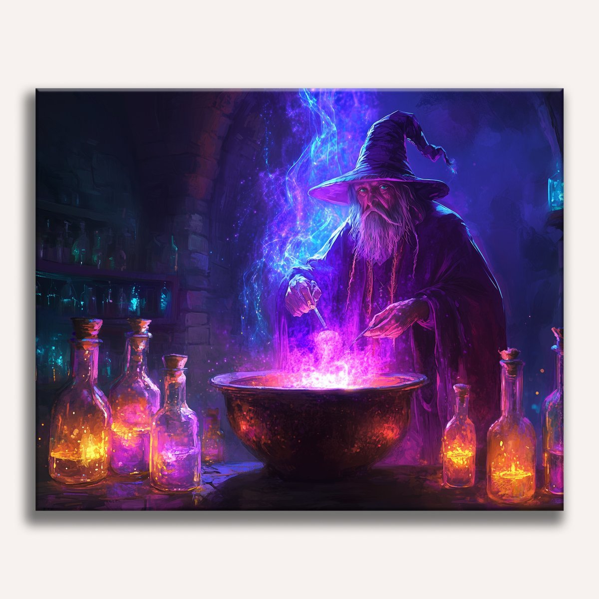 Wizard's Potions - Number Artist Diamond Painting Kits