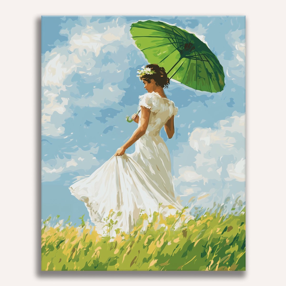Woman with a Parasol - Number Artist Diamond Painting Kits