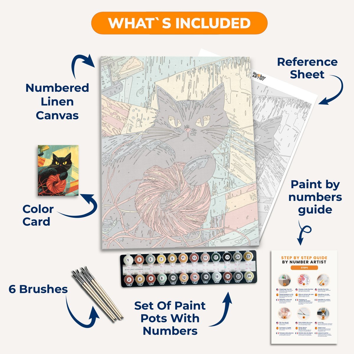 Yarn Hunter - Number Artist Diamond Painting Kits