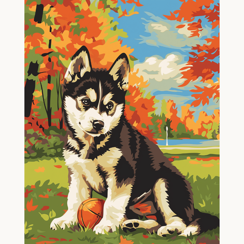 Junger Husky